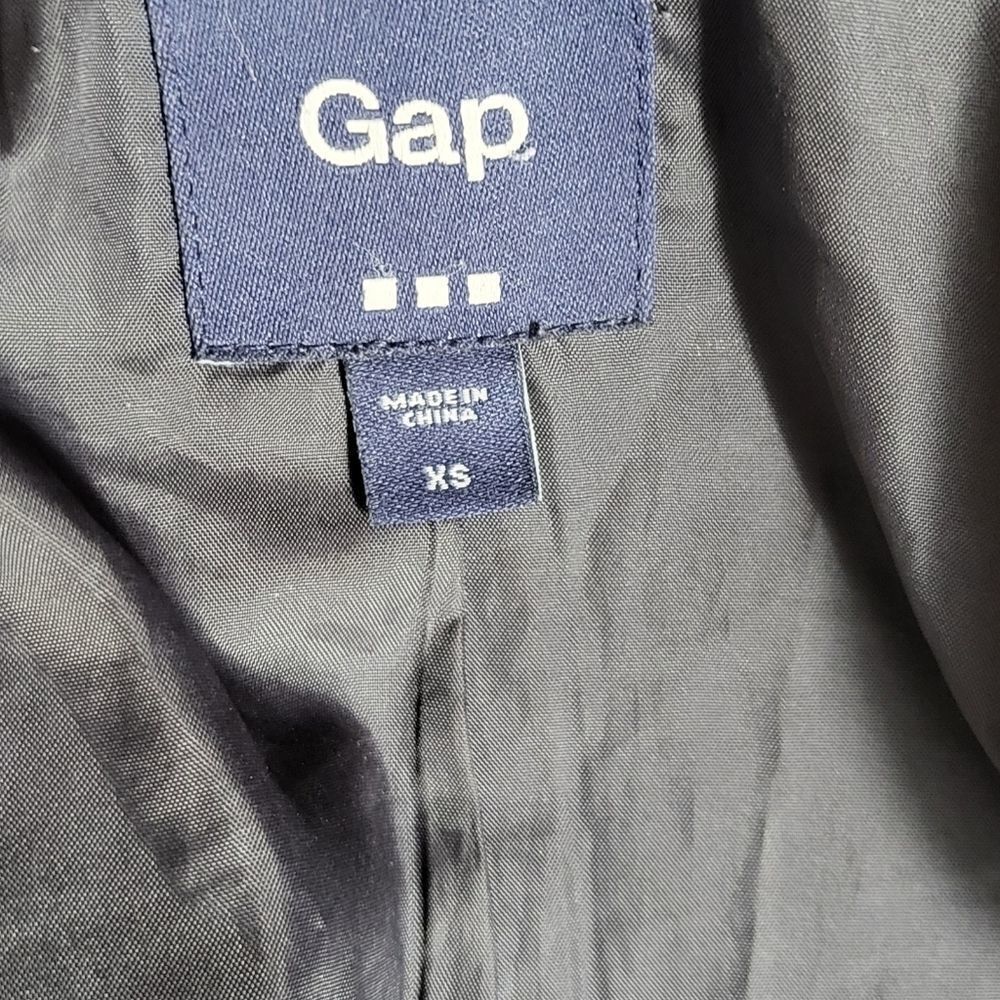 Gray Peacoat Gap Double Breasted Jacket - image 5